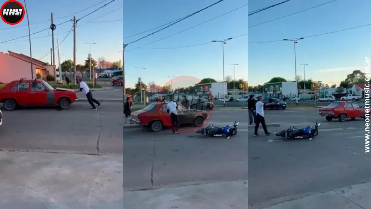 Paraná: chocó a un motociclista y huyó