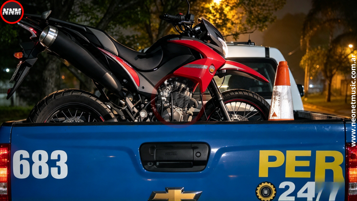 Controles de motos: retuvieron vehículos en Diamante