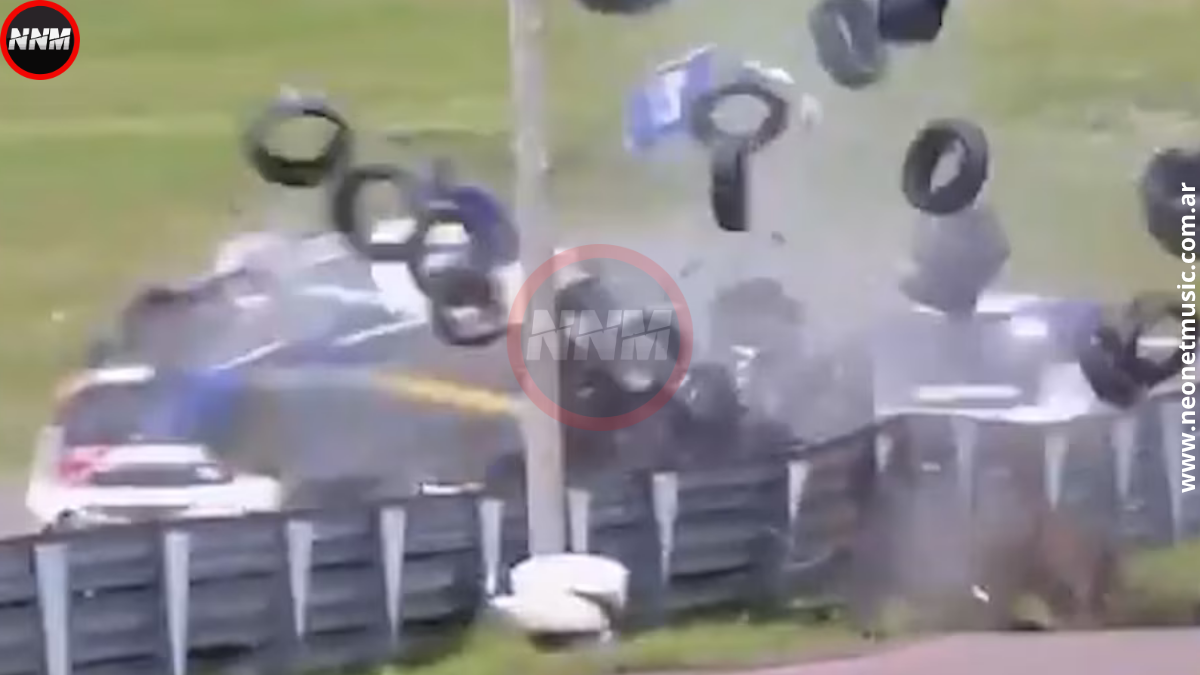 Violento accidente de Matías Cantarini en Turismo Pista