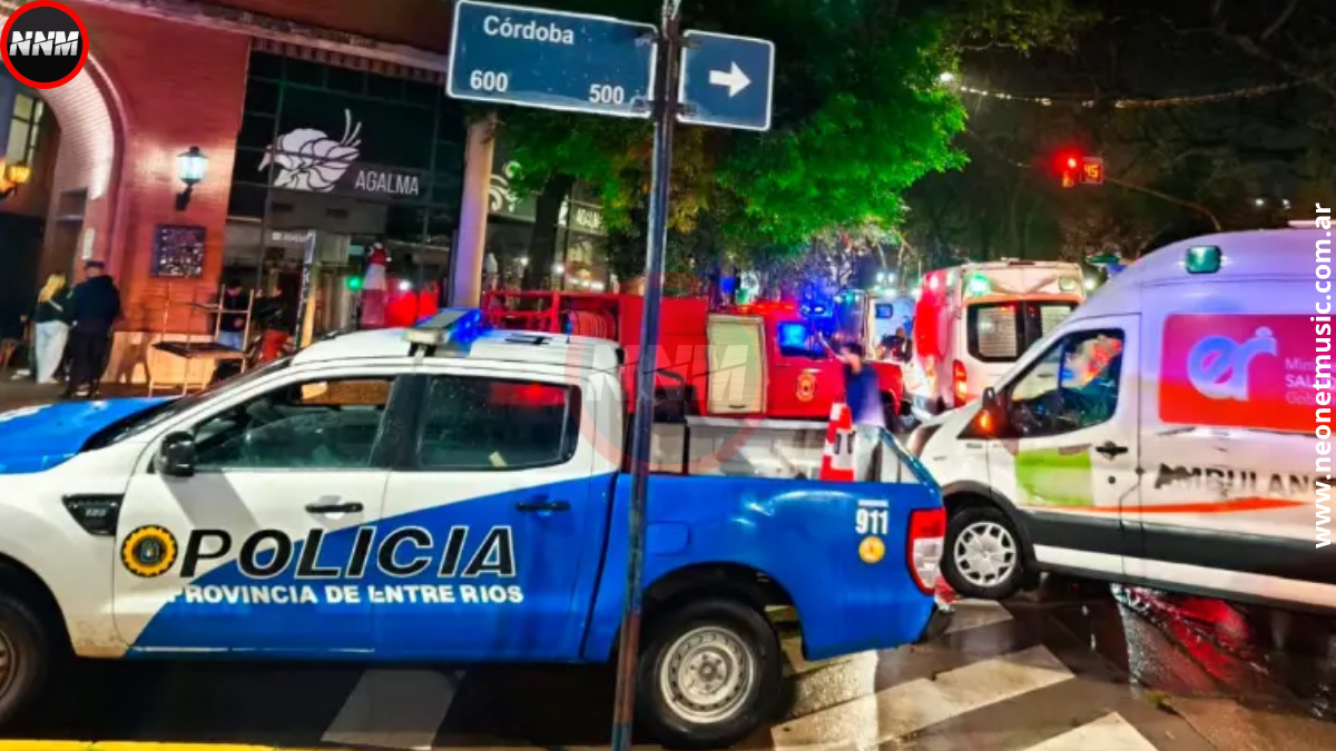 Colapsa entrepiso en bar de Paraná y deja 11 heridos